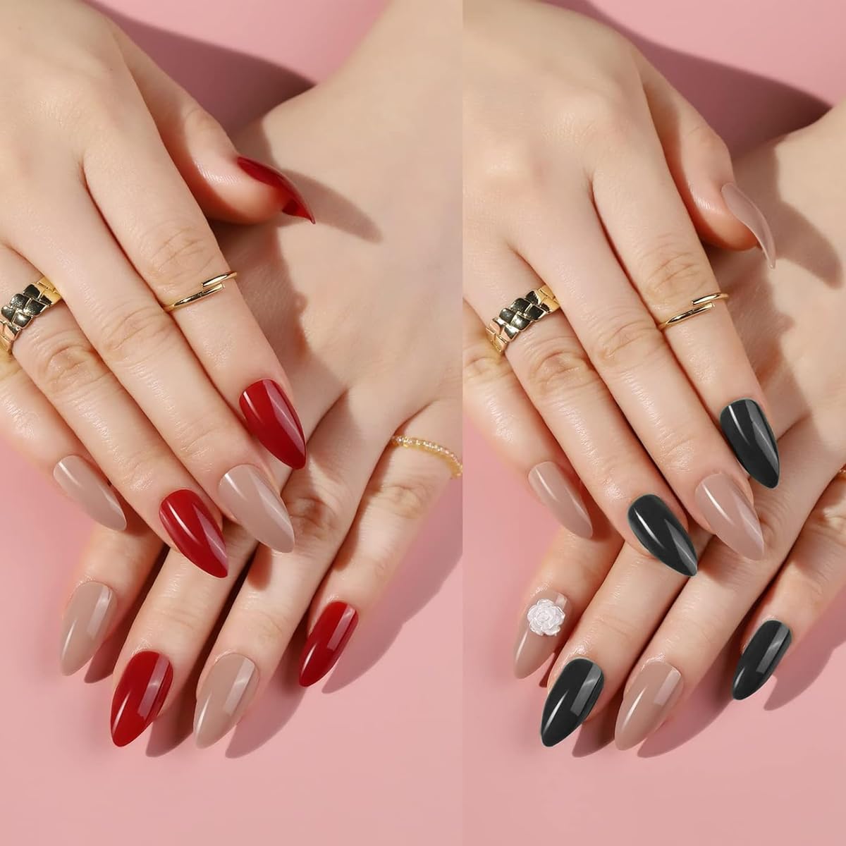 MAYCREATE 12 Colors Press on Nails Almond, Press on Nails Glossy Stiletto Oval Colored Fake Nail Tips Full Cover Artificial Fingernails (Not include Glue) MAYCREATE 12 Colors Press on Nails Almond, Press on Nails Glossy Stiletto Oval Colored Fake Nail Tips Full Cover Artificial Fingernails (Not include Glue)